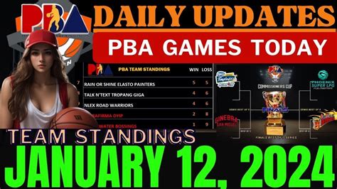 pba scores and standings.